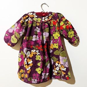 Pink Chicken | Maroon Autumn Floral Dress